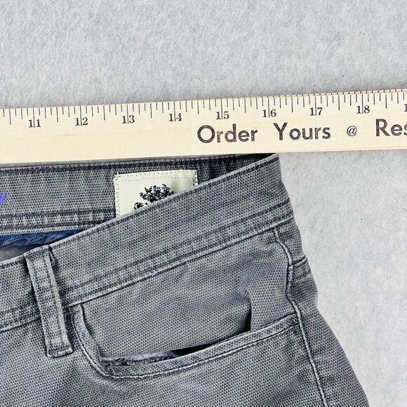 $$SOLD:SE110825$$ Gray Straight Fit Casual Office Trousers Career - Picture 5 of 15